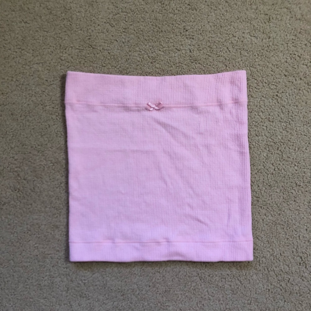 Pink tube top